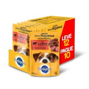 Ração Úmida Pedigree Sachê para Cães Adultos Raças Pequenas 100g