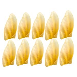 Kit Pacote com 10 Orelhas Bovina Mordedor Desidratado Natural DIP DOG