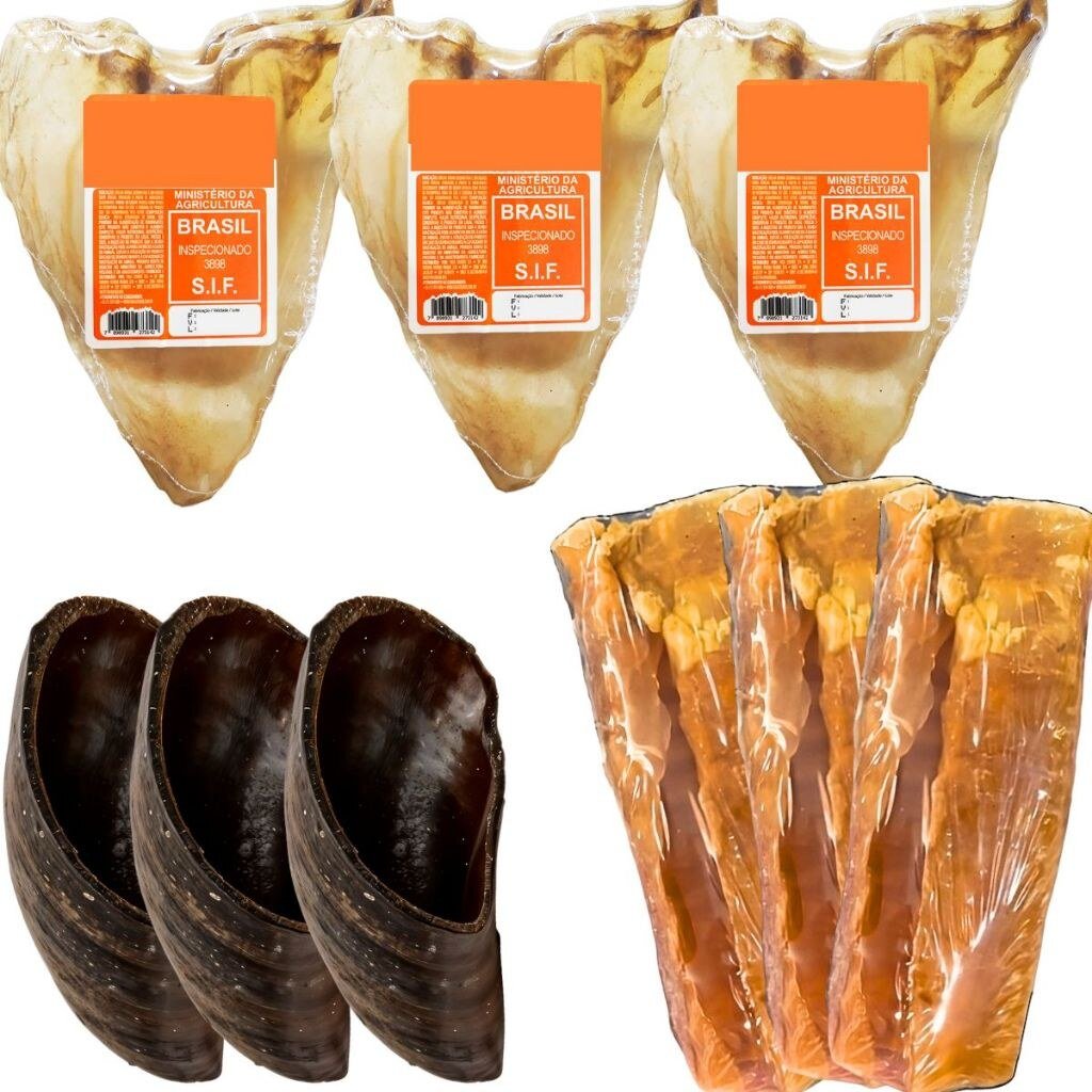 Mordedor Natural para Cães Casco Bovino Traqueia Bovina Orelha Bovina