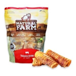 PETISCO PARA CAES TRAQUEIA BOVINA NATURAL FARM 12x1