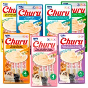 Petisco Para Gatos Churu 56g - Contém 4 Tubets De 14g Cada Unidade - V
