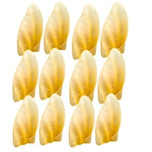 Kit 12 Petisco Natural Orelha Bovina Desidratada Para Cachorro Dip D