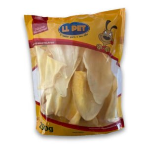 Petisco Natural Orelha Bovina Desidratada para Cães - 250g