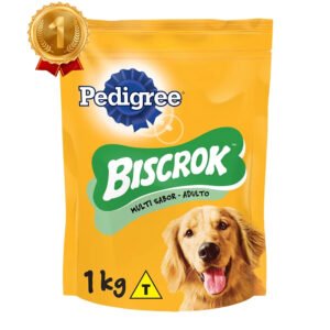 Biscoito Pedigree Biscrok Multi Cães Adultos 1kg