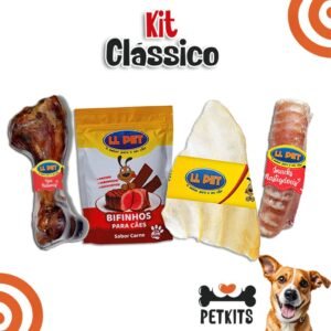 Kit Clássico de Petiscos Naturais para Cães - Petkits